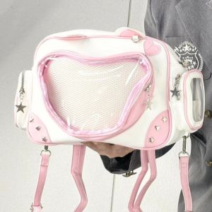 New Original Design Y2k Spicy Girl Love Cat Ita Bag Cute Kawaii Backpack Street Women Ulzzang Fashion Backpack