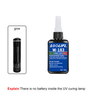 LOOLIFL | Nhựa UV Cứng Trong Suốt Nâng Cấp 50ml Keo Dán Khô Nhanh Bằng Tia Cực Tím Dùng Làm Đồ Trang Sức Thủ Công Trang Trí Nhựa Trong Suốt