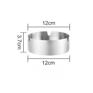Large Size Stainless Steel Ashtray Windproof Hotel Bar Restaurant Special Advertising Gifts Logo Commercial Use Ashtray
