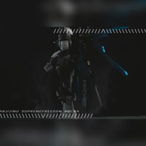 Free Shipping！[Supreme Freedom Mecha 90CM Building Blocks] 7000PCS Big Size GUANJI BB808 Gundam Seed Gunpla assembled model Genso boy hell level toys adult collection