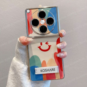 OPPO Find X8 Case OPPO Find X8 Pro Case Colorful Smiley Face Mobile Phone Case Shockproof Soft Shell Mobile Phone Holder Full Lens