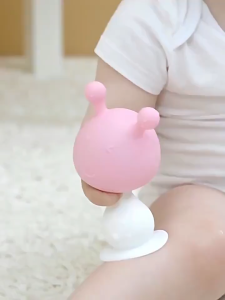 Baby Hand Grip Mushroom Teether Baby Teether Silicone Baby Soothing Toys Baby Chewing Toy