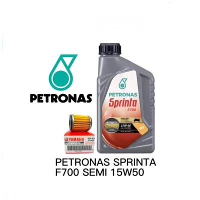 F700 15W50 MINYAK HITAM PETRONAS SPRINTA 4T SEMI OIL FILTER LC135 EX5 Y15 RSX150 RS150 CASTROL SHELL MOTUL YAMAHA HONDA