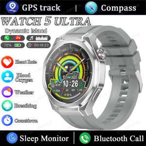 Watch 5 Ultra Compass Smart Watch Women GPS Tracking AMOLED Screen Heart Rate Health Monitoring Bluetooth Call Man Smartwatches