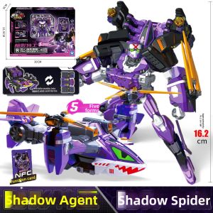 JUMPGO | Shining Blue & Rapid Mantis Transforming Robot Toy