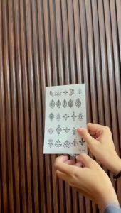 GT-Stiker tato temporer semi permanen motif seri GZ 1