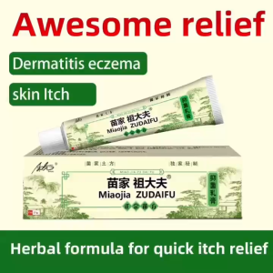 Miao Jia Zudaifu Herbal Skin Cream Soothes Itching from Eczema and Psoriasis 15g