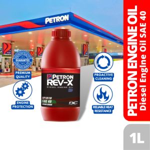 PETRON REV-X HD 40 Diesel Engine Oil SAE 40 - 1L High-Performance Lubricant for Heavy-Duty Engines