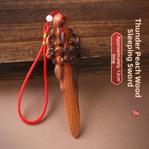WANSHIXIANG | Natural Thunderstruck Peachwood Zayi Sword