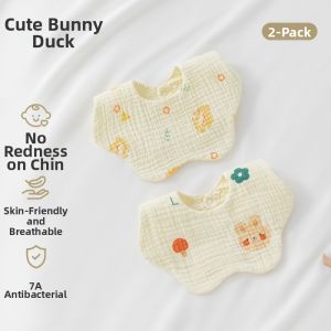 Usbettas | Waterproof Vomit-Resistant Pure Cotton Saliva Towel