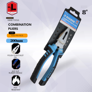 Sicher by L26 8" 200mm Polish And Anti-Rust Plier Oil Combination Pliers