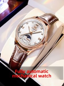 OLEVS | Luxury Genuine Leather Water-resistant Womens Watch