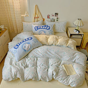 Premium Fittedsheet Bedsheet Set Kitty Cinnamoroll Bed Protector Single/Queen/King Fitted Sheet Sets