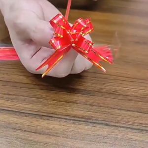 10pcs set Gift Flower Pull Ribbon 14.5cm Diy Hand Tied Flower Bow Tie Flower Party Gift Packaging Presents Packing Gift Basket Decor Birthday Wrap Holiday Decor Office Decor Wreath Decor Wedding Decor Bridal Shower Decor Party Supplies