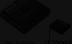 2 Ports Bi-Direction HDMI-compatible Video Switcher High Speed 8K/4K HDMI Splitter 2 in 1 out HDMI Switch 1x2/2x1 HUB Adapter