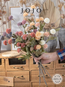 Đạo Cụ Hoa Cỏ Dại Vàng Phong Cách Hiện Đại Đơn Giản Trang Trí Nhà Phong Cách INS Hoa Cỏ Nhựa Giả Cỏ Dại Vàng