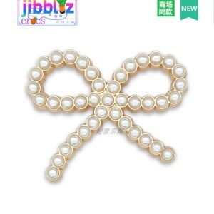 Phụ Kiện Giày Crocs Metal Pearl Diamond Shoe Buckle Décoration Accessory DIY Upper Flower Shoe Phụ Kiện Giày Dép
