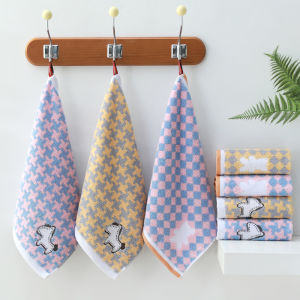 Khăn Mặt Vải Cotton Nguyên Chất 100% Thấm Nước Dùng Cho Phụ Nữ Tắm Nhà Tắm Khăn Vuông Nhỏ Dùng Cho Trẻ Em