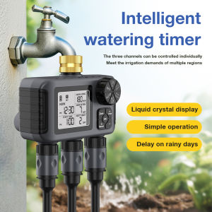3 Outlets Digital Water Timer Automatic Irrigation Controller Watering System Garden Sprinkler Timer IP55 Irrigation Waterer