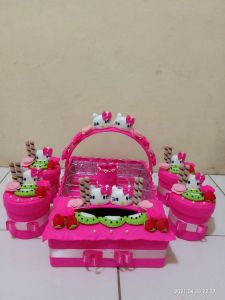 toples hias flanel set lengkap