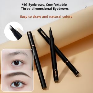【One Stroke Sketch】Trident Water Eyebrow Pencil Wild Eyebrow Waterproof Long-Lasting Non-Fading Eyebrow Drawing Artifact Clear Roots Genuine Official新手三叉水眉笔
