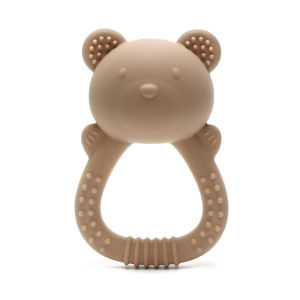 2025 Bear Teether Lion Baby Rattle with Bell Sunflower Silicone Teether 0-1 Year Toy Musical Baby Toy Baby Teether