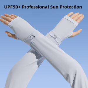 MiiOW | Cat Woman Cool Sensation Sun Protection Ice Sleeve Women Summer 2025 New UV Protection Thin Ice Silk Arm Cover Driving Cycling Protection