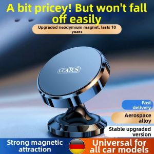 KUWUBIANJING | Magnetic Car Phone Holder Suction Cup Strong Magnet Dashboard Mount