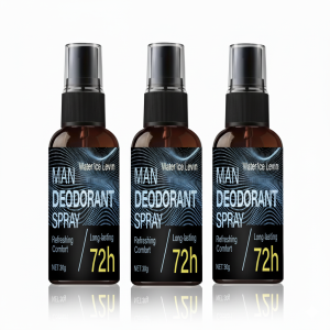 Men Deodorant Spray. 72h Long Lasting Odor Control. Moisturizes Skin Comfort Refresh. Strong Effective Formula. 30g Net.