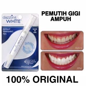 Pemutih gigi instan TERLARISS Pemutih Gigi Instan Dazzling White Pen 1000%ORI
