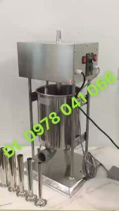 Máy đùn xúc xích máy làm dồi sụn dồi chó dồi lòng chạy điện 10L