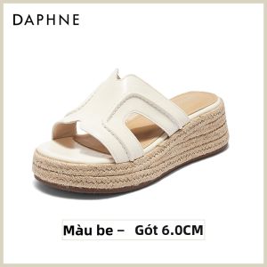 Daphne | Dép Nữ Dây Đan Gót Xéo
