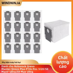 Túi Đựng Bụi Thay Thế Bằng Vải Cho Robot Hút Bụi Roborock Qrevo Master P10S Pro V20 S8 MaxV Ultra S8 Max Ultra G20S