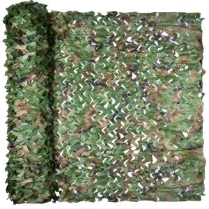 Camouflage Netting Hunting Blind Camo Net Army Party Decorations Sunshade Fence Nets Lightweight Bulk Roll Mesh