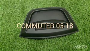 ถาดวางของอเนกประสงค์หน้า ถาดวางของ รถตู้ V2 สีดำ ด้าน รุ่นหลังคาสูง โตโยต้า คอมมูเตอร์ รถตู้ Toyota Commuter 2005 - 2018 ใส่ร่วมกันได้ A