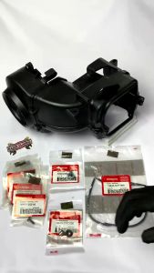 CAVER MESIN SET COVER KIPAS HONDA BEAT SCOOPY SPACY KARBU ORI AHM 19631KVY900 19621KVY900 19610KVY900 19625KVY900