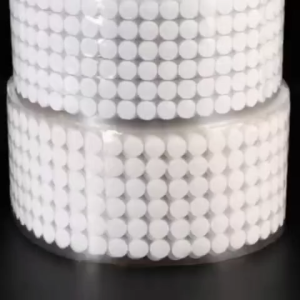 [10mm] 100 Pairs Sticker Perekat Hook and Loop Bulat Busy Quiet Book Double Side Stiker Prepet Prepetan 1 cm Not Bukan Velcro Brand