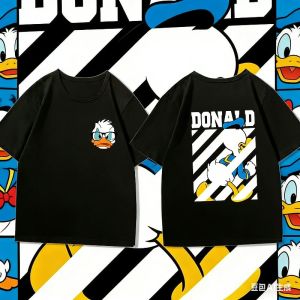 52TOYS | 2026 Donald Duck 100% Cotton Childrens T-shirt Outdoor Casual Parent-child Tops Street Fashion Childrens T-shirt