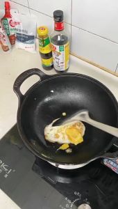 H Cast Iron Stew Pot Deepening Soup Pot Non-Stick Pan Household Flats Ingot-Shaped Pot Double Ear Wok