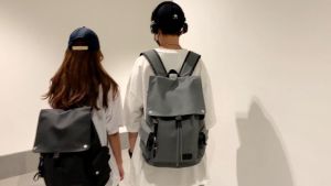 กระเป๋าเป้สะพายหลังสไตล์เกาหลีความจุขนาดใหญ่ กระเป๋านักเรียน จุของได้เยอะ สําหรับผู้ชาย นักเรียน