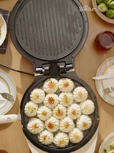 [China Plug Adapter Needed] Bear | Double Sided Deep Heating Electric Crepe Maker