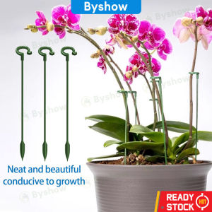 Byshow flower stand bracket Phalaenopsis fleshy holder plant pole supporter Garden Bonsai shaped Support stick rod Stake Stander climbing frame Single Stem Shrub Holder Butterflies Orchid Succulent gardening tools 蝴蝶兰花支架