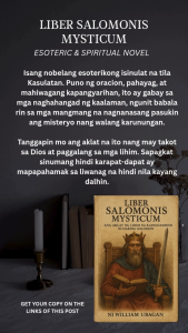 Liber Salomonis Mysticum by William Ubagan l Esoteric & Spiritual Novel l Pocketbook l Manual