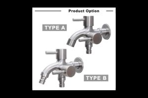 Encora Multifunctional SUS 304 Double Way Water Tap Two Way Faucet Bathroom Faucet Kepala Paip Air 双用水龙头