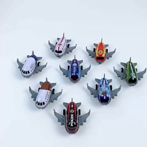 20PCS Childrens Toy Metal Airplane Model Car Military Decoration Boy Pull Back Simulation Airplane