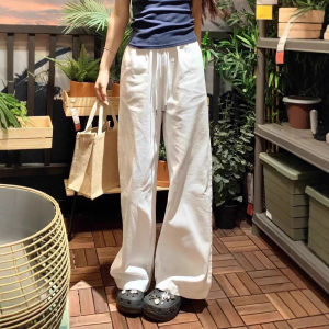 Casual High Waist Straight Leg Floor Length Jeans Womens Loose Fit Comfortable Denim Trousers Summer 2025 Chinese Production
