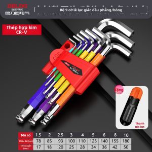 DELIXI Electric | Bộ Dụng Cụ Vặn Ốc Lục Giác T Chống Mòn