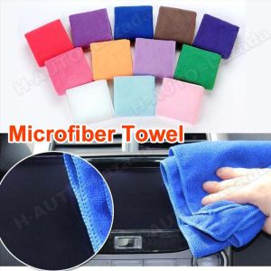 Car Washing Towel Multifunctional Absorbent Cotton Washcloth Cleaning Tool Fit For Perodua Proton Honda Toyota Nissan Mazda Mitsubishi Suzuki Volkswagen Saga Bezza Myvi Axia Aruz City Civic Persona X50 Preve Car Accessories Interior