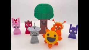 ตัวต่อเลโก้ Sprunki IncrediBox Sprunki บล็อกตัวต่อ สําหรับของเล่นเด็ก 3D รูปแบบตูนน่ารัก Building Blocks ของปัจฉิม ของเล่นเด็ก