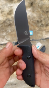 มีดFBIQQ ของแท้1000% รุ่นเหยี่ยวอากาศ Harrier Hawk FBIQQ-011 (ผลิตล่าสุดโลโก้FBIQQอยู่ในโล่ห์)  มีดเดินป่า มีดตั้งแค๊มป์ มีดพก มีดFBIQQ ซองไคเดค